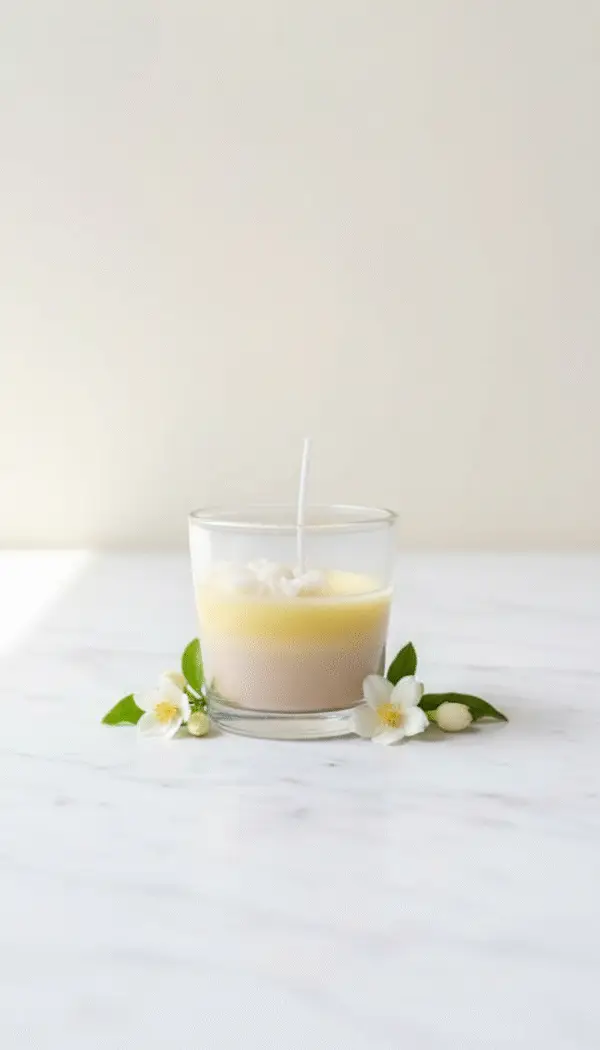 Jasmine Glass Candle