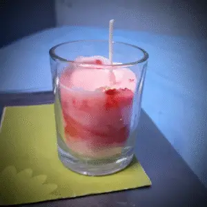 Marble Glass Candle